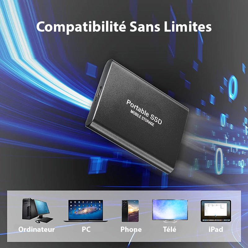 External Hard Drive SSD Ultra-Fast and Compact