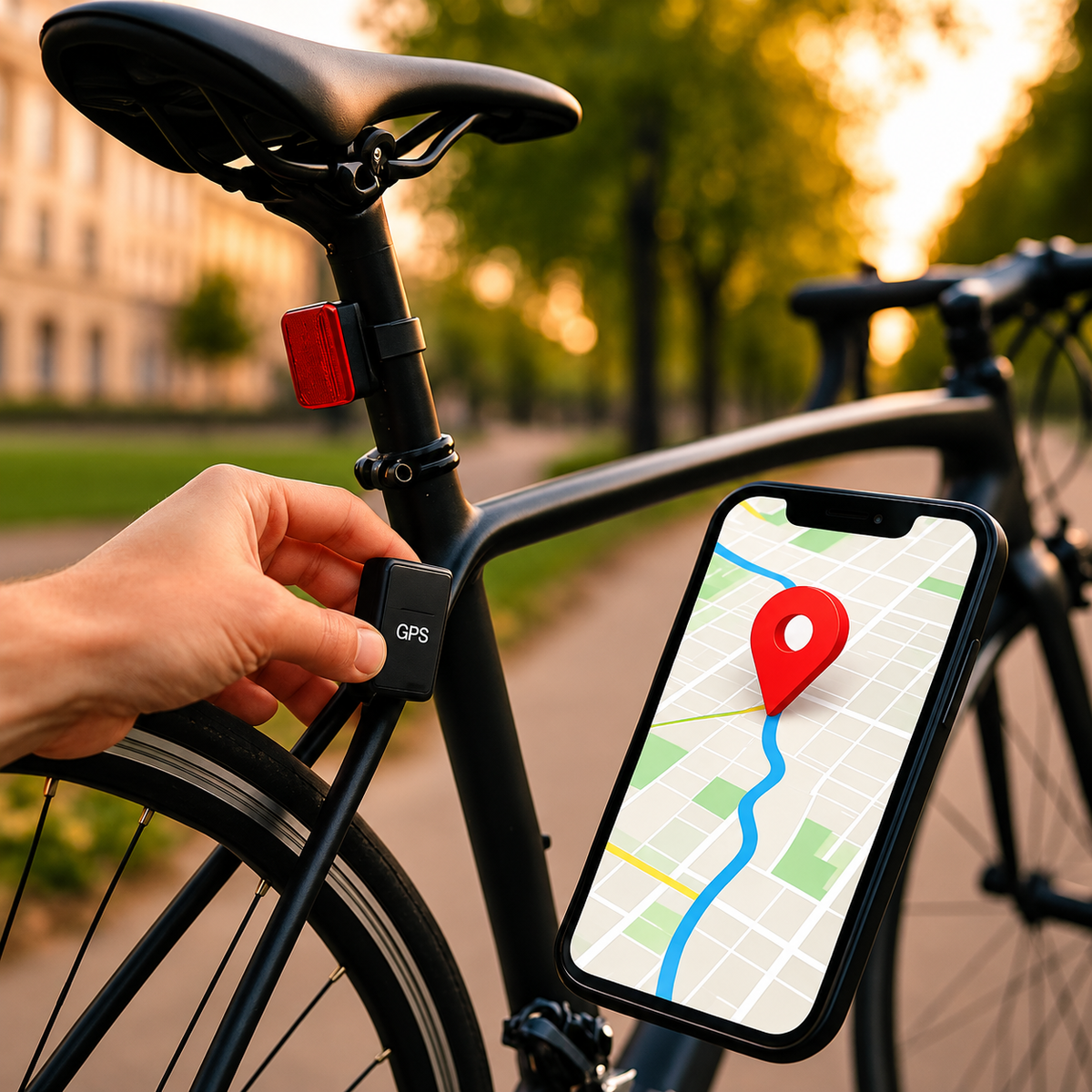 GPS Bike Tracker with Accurate Real-Time Tracking