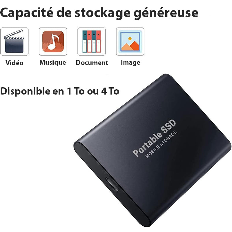 External Hard Drive SSD Ultra-Fast and Compact