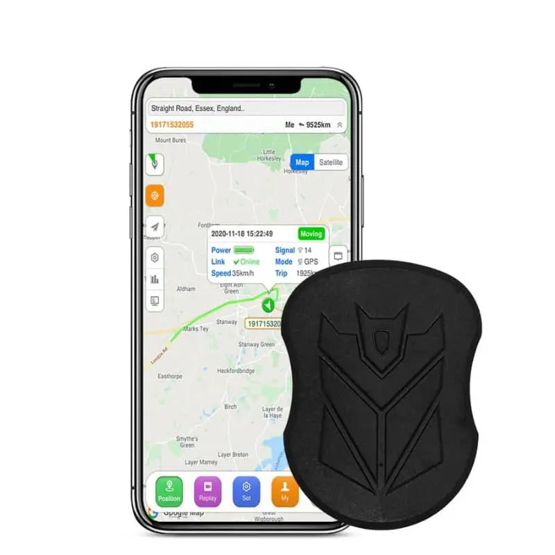 GPS Car Tracker Waterproof with Voice Monitoring & Battery Life 5000mAh