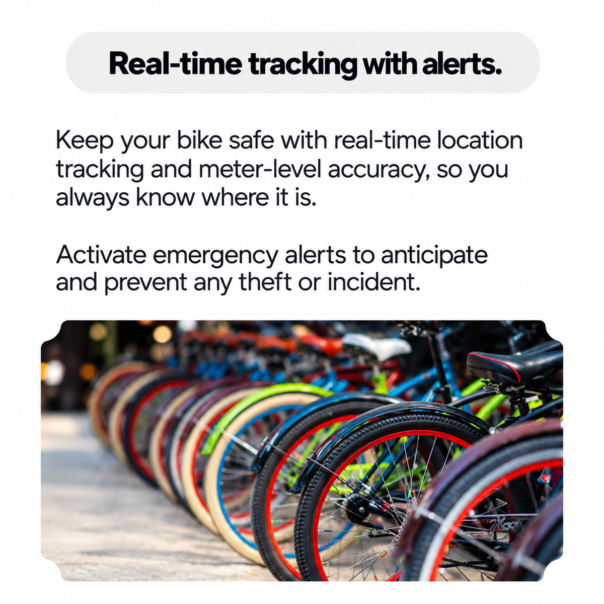 GPS Bike Tracker with Accurate Real-Time Tracking