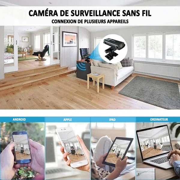 Security Camera Wireless 1080p Night Vision & Motion Detection